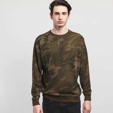 Sweater Urban Classics Camo Crewneck Grøn | TB1782 camo green, 0