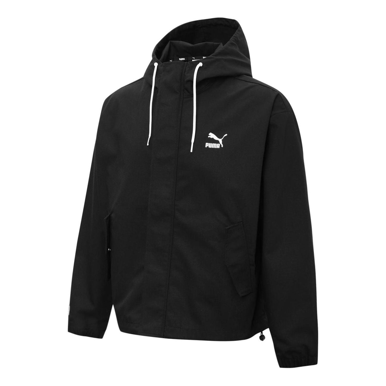 Vindjakke Puma Windbreaker Hooded Jacket Sort | 537523-01, 0