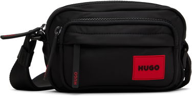 Skuldertaske BOSS Hugo Logo Patch Crossbody Bag Sort | 50531117, 0