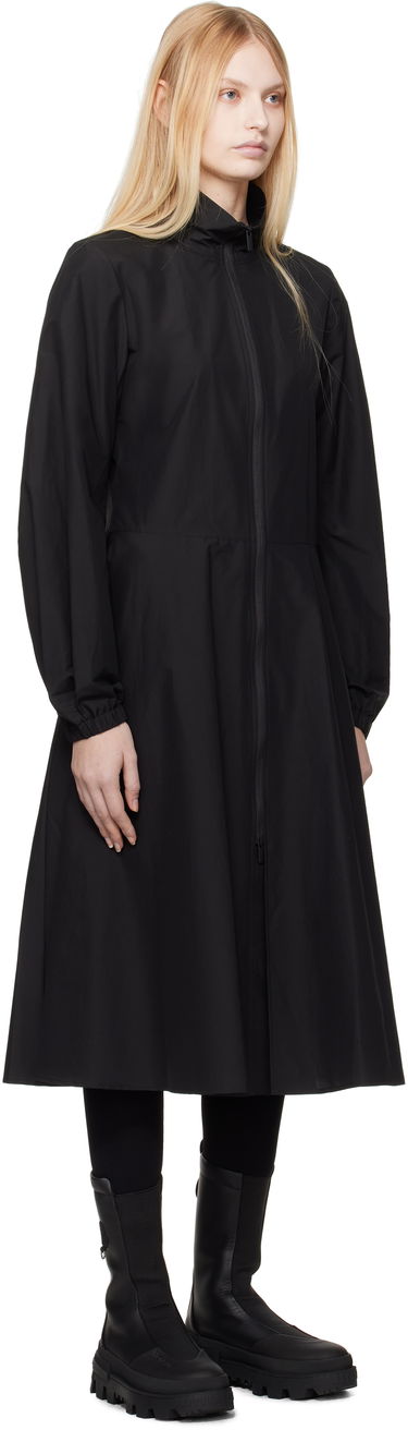Kjole Moncler Moncler Front Zip Midi Dress Sort | K10932G000065977X, 1