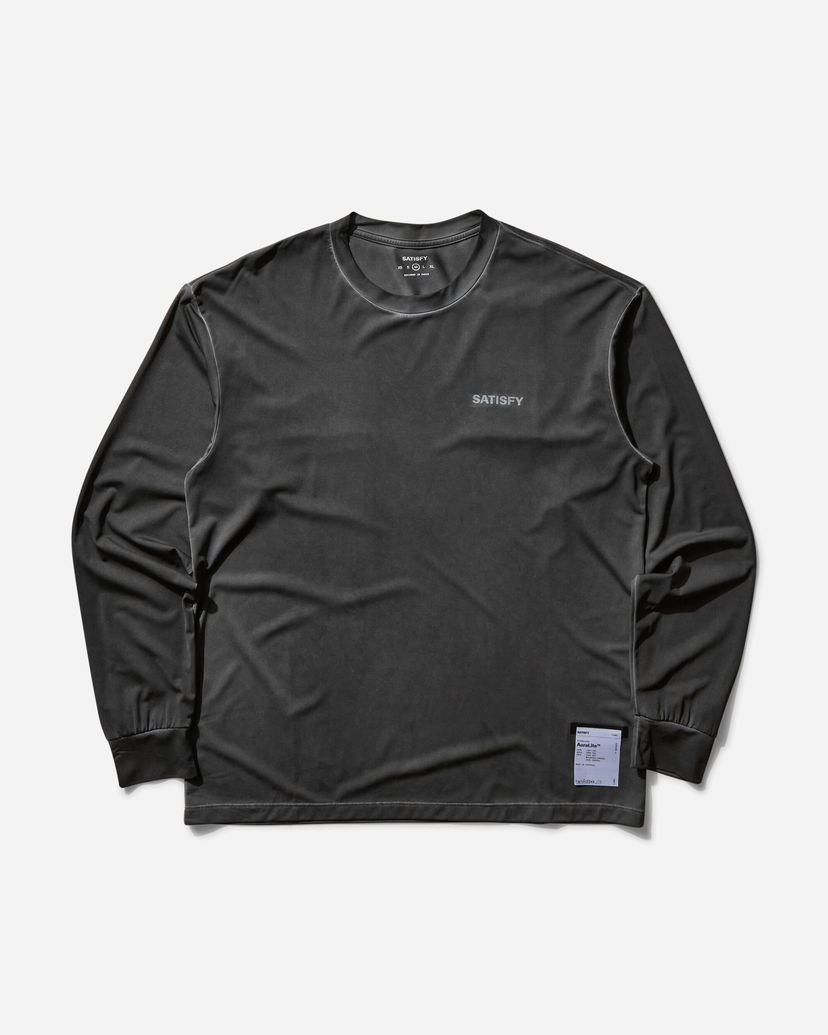 T-shirt Satisfy AuraLite Long Sleeve T-Shirt Sort | 11001 PB-SAB