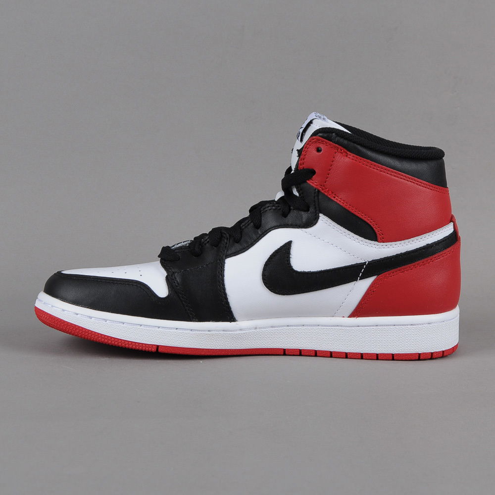 Sneakers og sko Jordan Air Jordan 1 Retro High OG "Black Toe" Hvid | 555088-184, 0