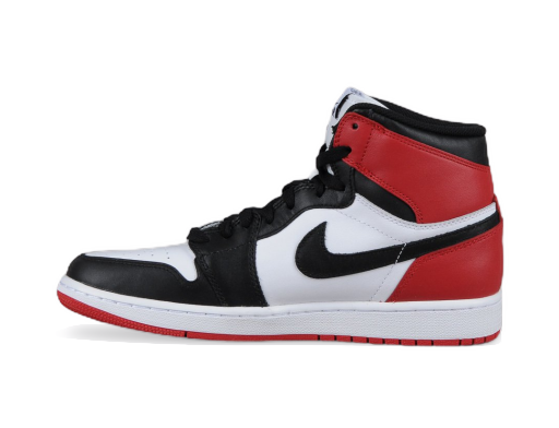 Limited Edition Jordan Air Jordan 1 Retro High OG "Black Toe" Hvid | 555088-184
