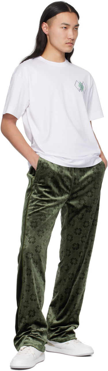 Joggingbukser Givenchy Monogram Velvet Sweatpants Grøn | BM51HS316Z300, 3