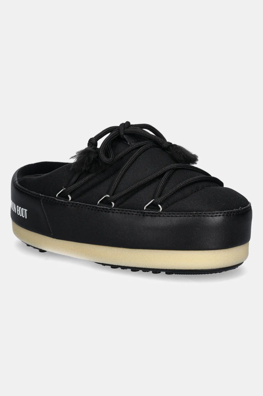 Sneakers og sko Moon Boot Nylon Slippers Sort | 80D1470030.N001, 0