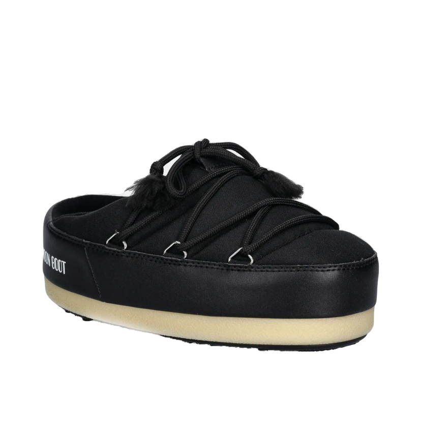 Sneakers og sko Moon Boot Nylon Slippers Sort | 80D1470030.N001