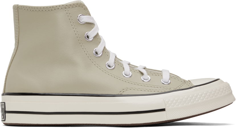 Tøj Converse Chuck 70 Leather High Top Grøn | A10549C