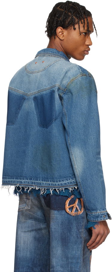 Jakke Andersson Bell Andersson Bell Rodeo Motorcycle Denim Jacket Blå | awa676m, 2