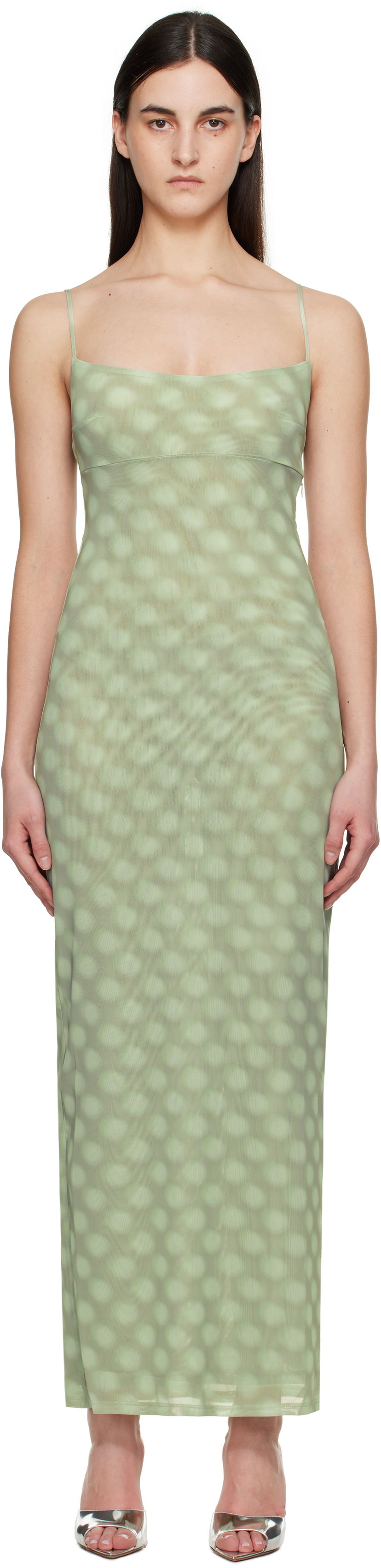 Kjole Miaou Miaou Thais Maxi Dress Grøn | 5019PM1MBD