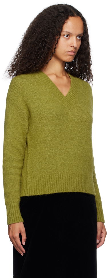 Sweater Max Mara Weekend Max Mara Visita V-Neck Sweater Blå | 2425366102600 MM12053, 4