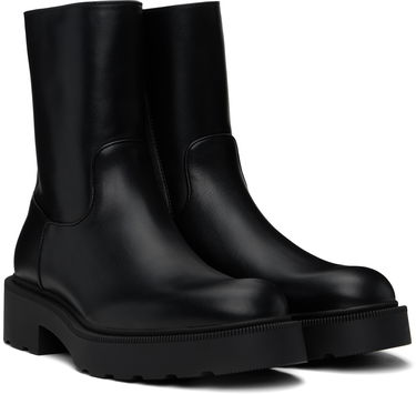 Sneakers og sko The Row Nobilis Platform Boots Sort | F1558-L58, 3