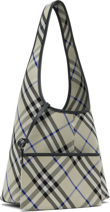 Håndtaske Burberry Burberry Small Check Shoulder Bag Beige | 8105767, 1