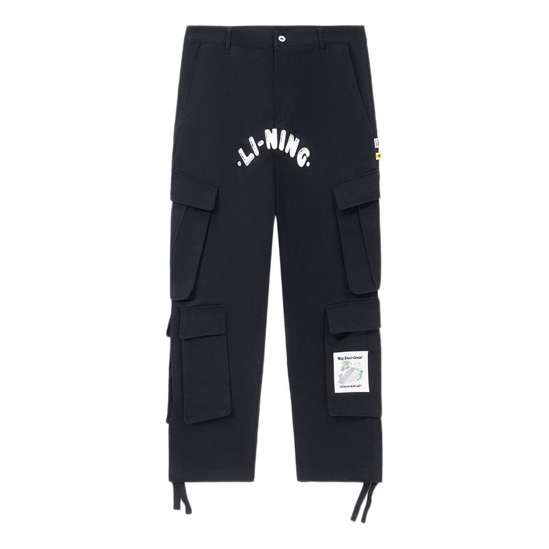 Cargo bukser Li-Ning Steven Harrington Graphic Cargo Pants Sort | AKXR609-2, 0