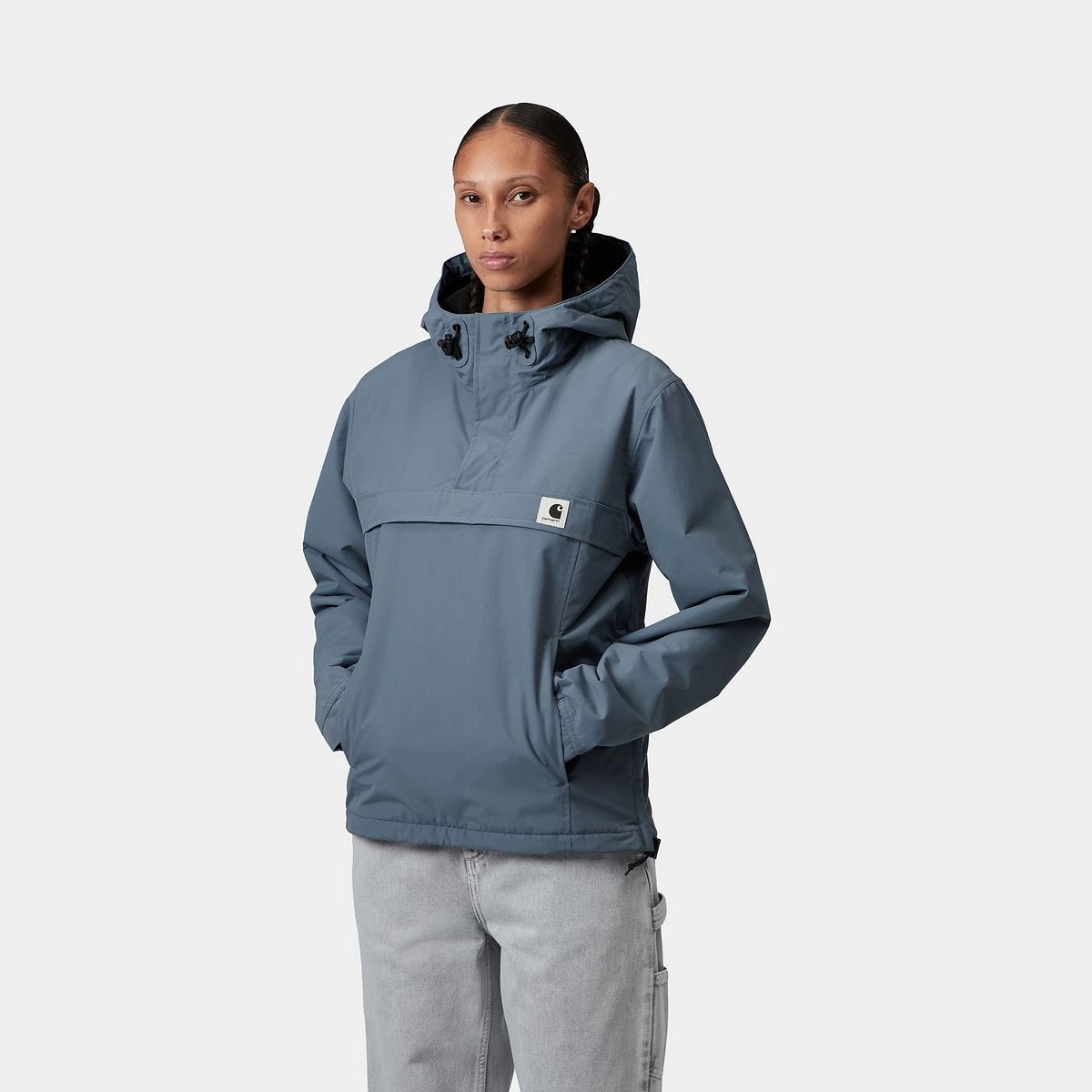 Vindjakke Carhartt WIP Nimbus Hooded Pullover Blå | I035694_9, 0