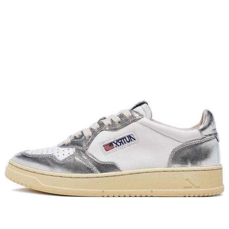 Sneakers og sko Autry Medalist Low Top Bicolor Hvid | AULW-WB18