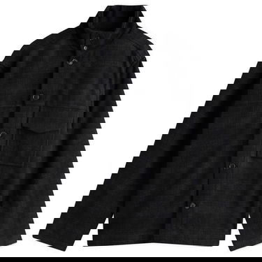 Jakke YMC YMC Cruiser Check Shirt Jacket, Size Small Sort | P5ZAT-01, 1