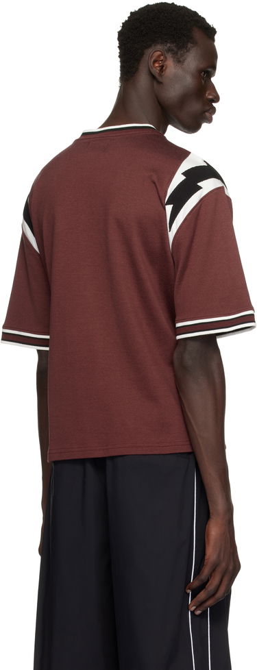 T-shirt Rhude Rhude Lightning Ringer Jersey T-Shirt Brun | RHPS25TT19012, 2