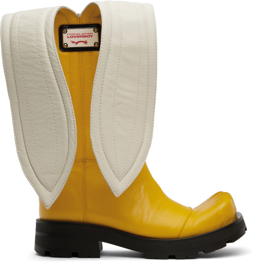 Tøj Charles Jeffrey Loverboy Charles Jeffrey LOVERBOY Banana Boots Gul | 42150501