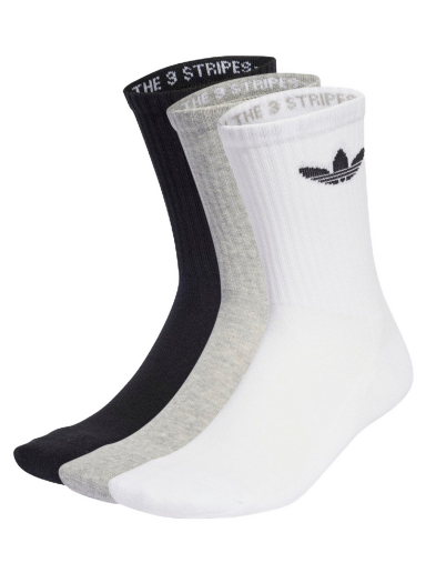 Sokker adidas Originals Trefoil Cushion Crew Socks - 3 pack Flerfarvet | IJ5614