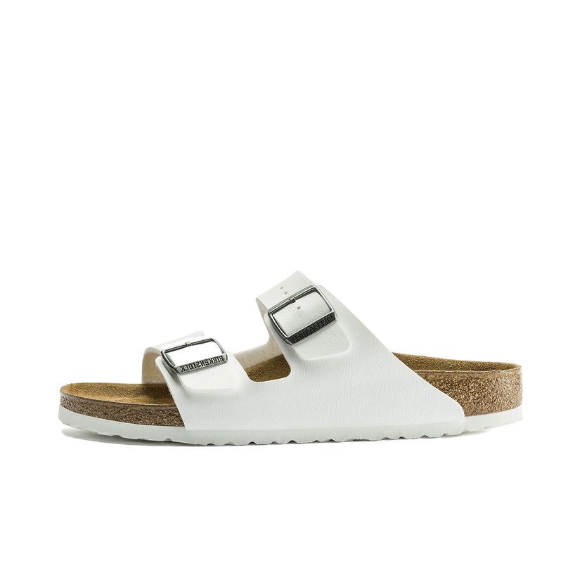 Sneakers og sko Birkenstock Arizona Birko-Flor White Narrow Fit Hvid | 552683