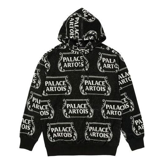 Sweatshirt Palace Palace x Stella Artois Crossover Full Print Hoodie Sort | PAL-SS21-6