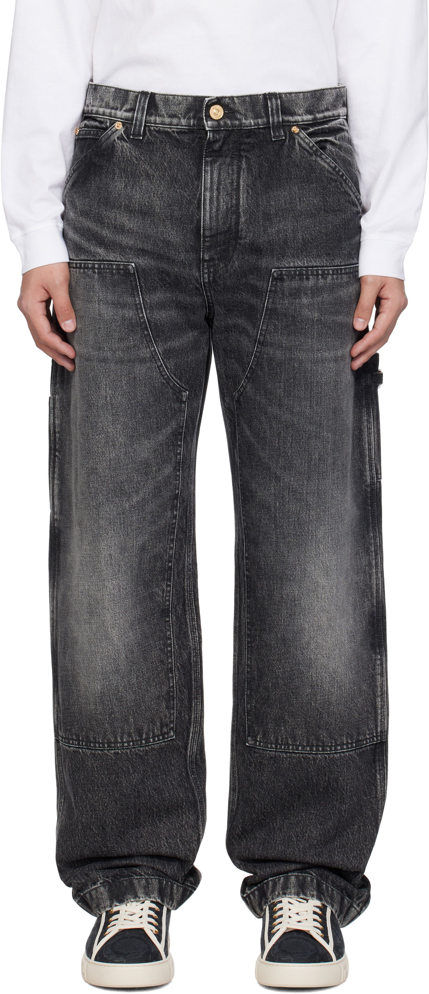 Jeans Versace Versace Carpenter Jeans Sort | 1017860_1A13718, 0