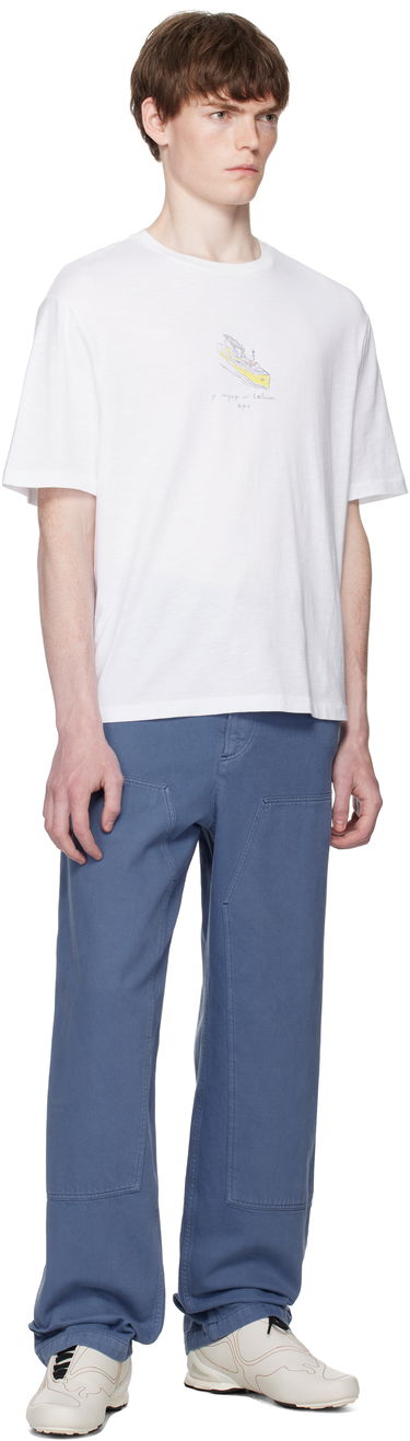 T-shirt A.P.C. A.P.C. Jack Graphic T-Shirt Hvid | COHJC-H26517, 3
