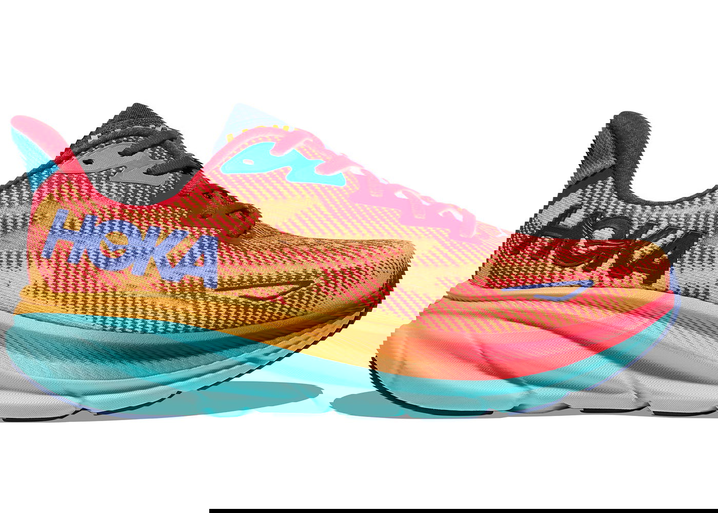 Sneakers og sko Hoka One One Clifton 9 Cerise Cloudless Flerfarvet | 1127895-CRSCL, 0