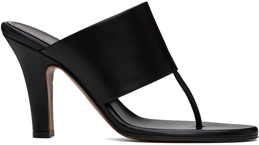 Sneakers og sko The Row Heeled Sandals Sort | F1533-L57
