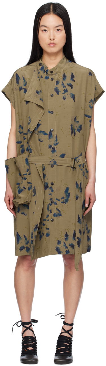 Kjole LEMAIRE Lemaire Asymmetrical Minidress Grøn | DR1063 LF1262, 0