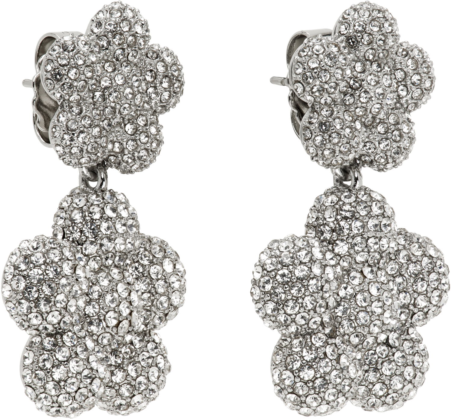 Øreringe Marc Jacobs Marc Jacobs 'The Daisy Balloon Drop' Pave Flower Earrings Metalisk | 2S5JER001J52, 1