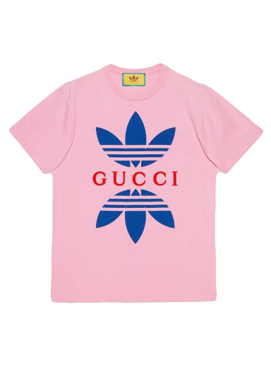 T-shirt Gucci adidas x Cotton Jersey T-Shirt Lyserød | ‎548334 XJEMJ 5904