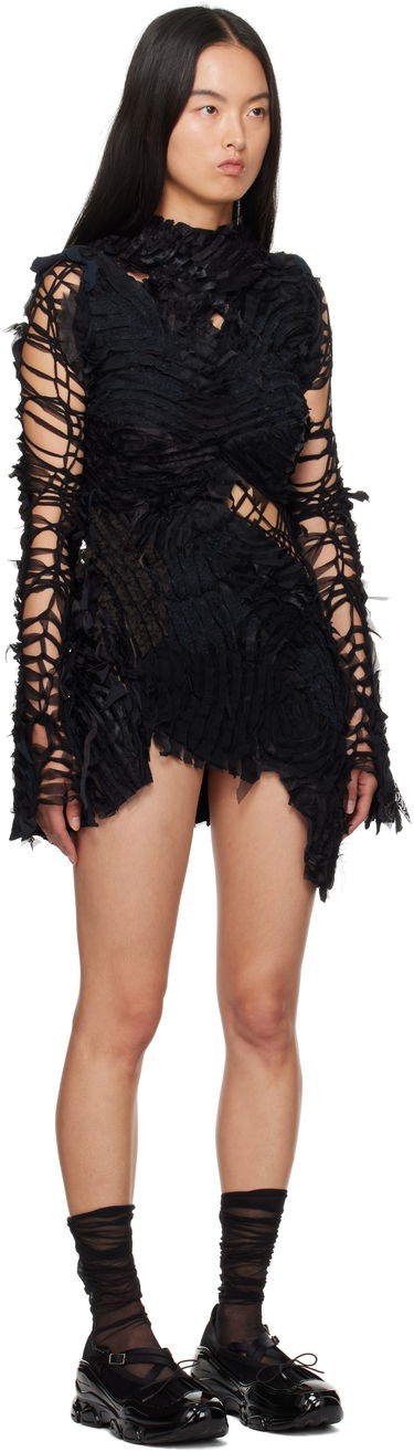 Kjole Collina Strada Collina Strada Chirp Mini Dress Sort | XX4441, 1
