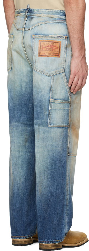Jeans DSQUARED2 Dsquared2 Loose Carpenter Jeans Blå | S74LB1667_S30309, 2