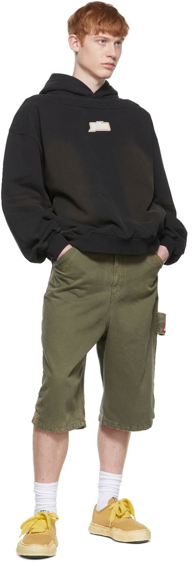 Sweatshirt We11done We11done Cotton Hoodie Sort | WD-TH1-22-509-U-BK, 3