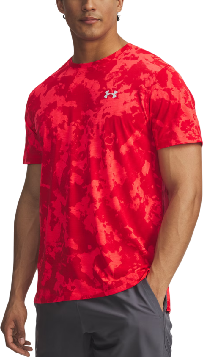 T-shirt Under Armour Under Armour Launch Printed Short Sleeve T-Shirt Rød | 6006110-713