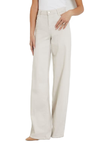 Mid Rise Wide Leg Pant