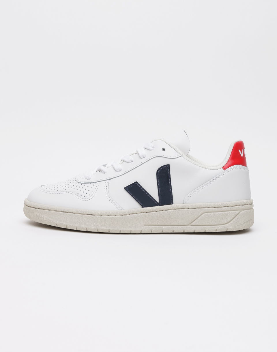 Sneakers og sko Veja V-10 Leather Extra Hvid | VX021267, 0