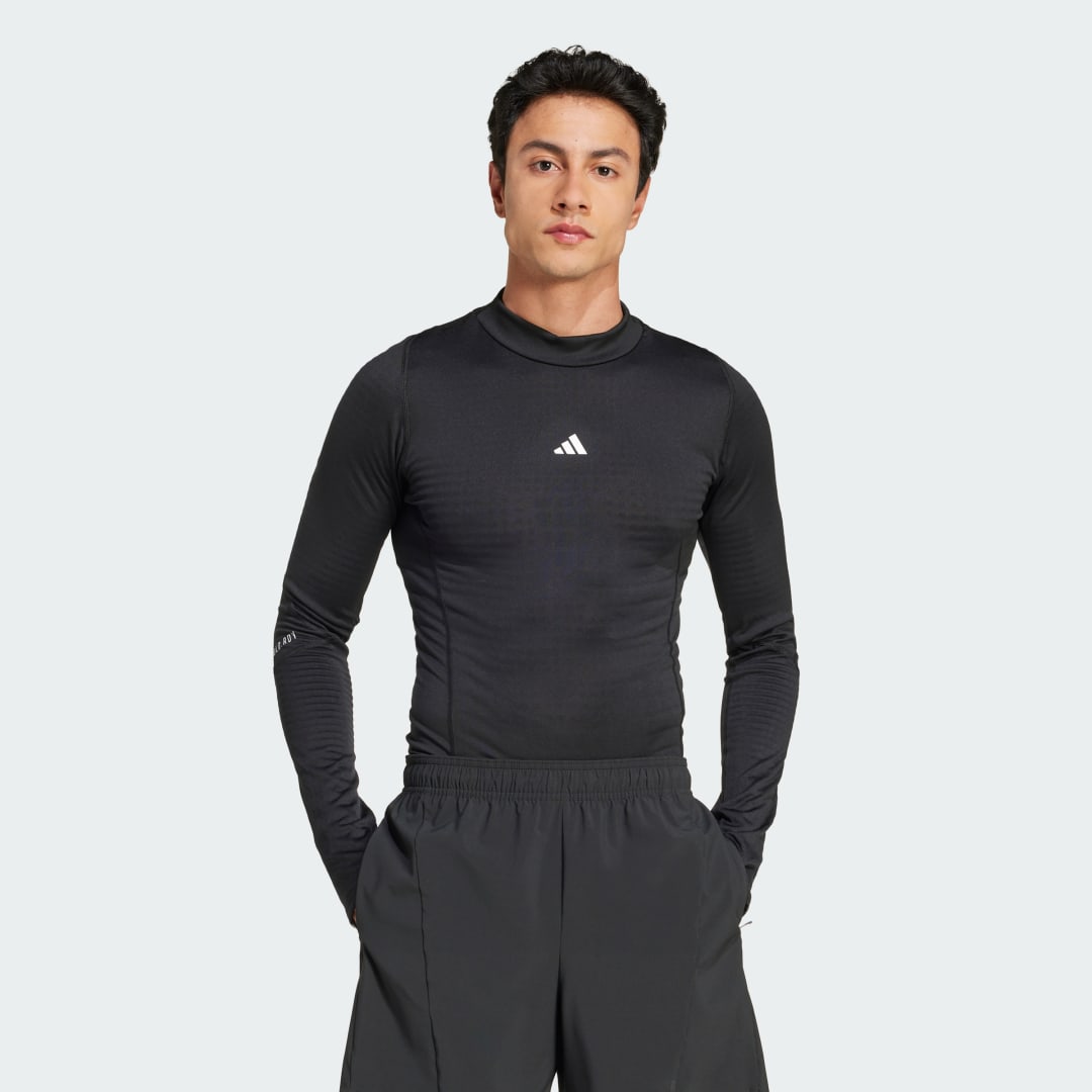T-shirt adidas Performance TECHFIT COLD.RDY Training Long Sleeve Sort | IN5584, 0