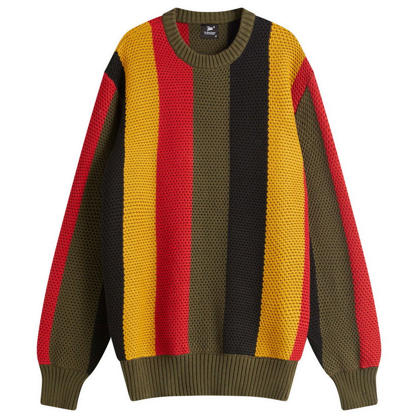 Sweater Patta Patta Stripe Honeycomb Knit Jumper Flerfarvet | POC-SS25-7020-324-0008-084