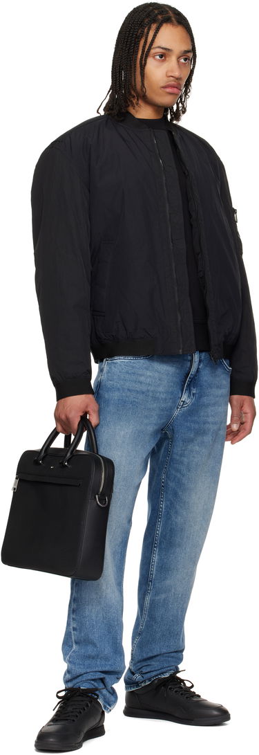 Tøj BOSS BOSS Nappa-Leather Sort | 50542099, 4