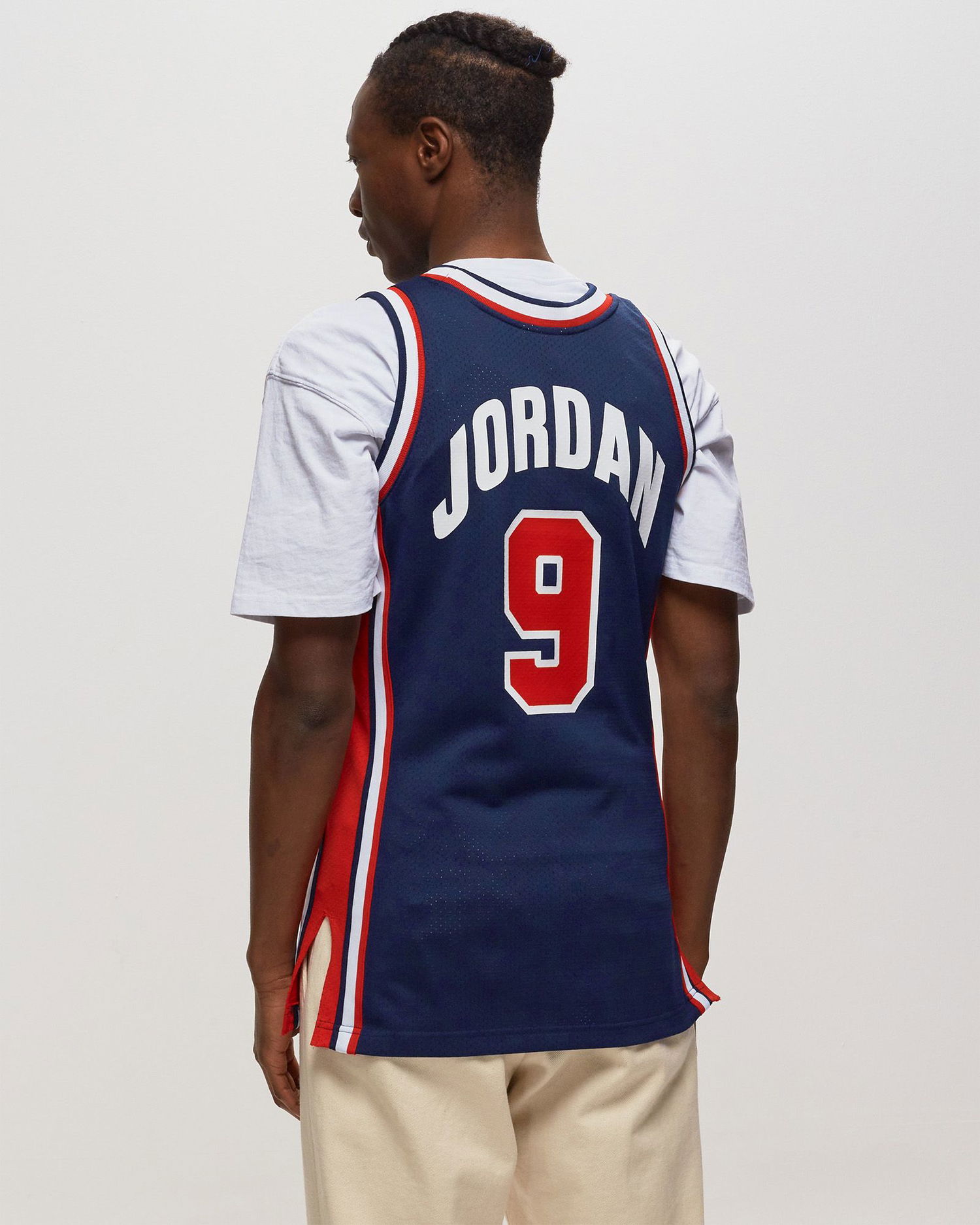 Jersey Mitchell & Ness NBA Authentic Jersey Team USA 1992 Michael Jordan #9 Mørkeblå | AJY4GS18414-USANAVY92MJO, 1
