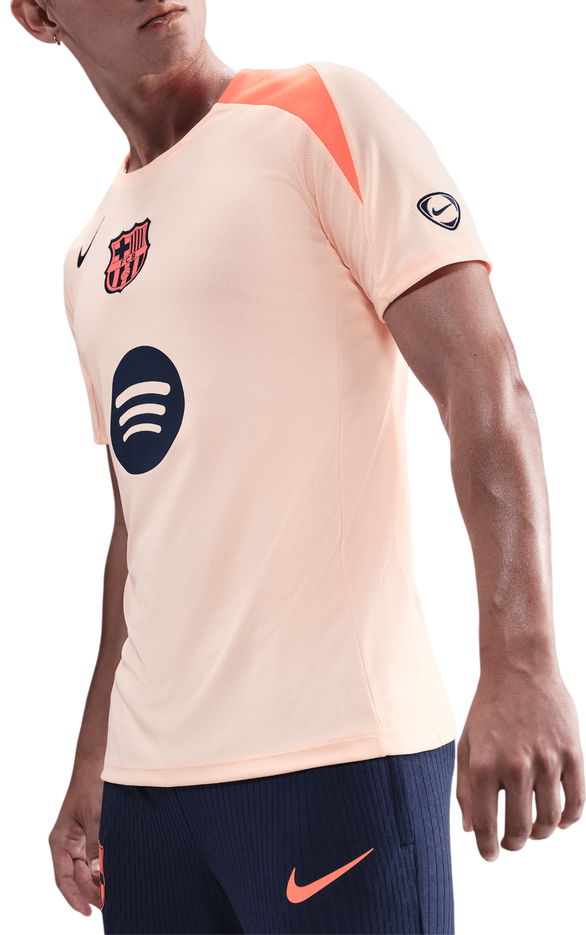 T-shirt Nike FC Barcelona Strike Training Shirt Dri-FIT Total 90 Orange | hm3344-808