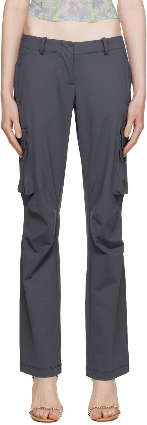 Cargo bukser Miaou Miaou Raven Cargo Pants Grå | 1019PTCHL, 0