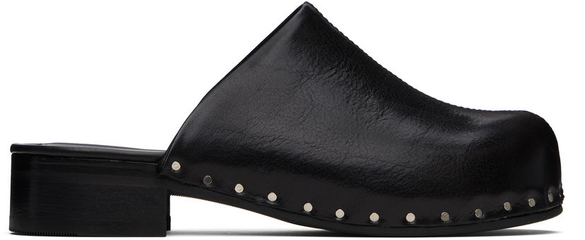 Tøj OUR LEGACY Our Legacy Naoto Clogs Sort | A2257NCB