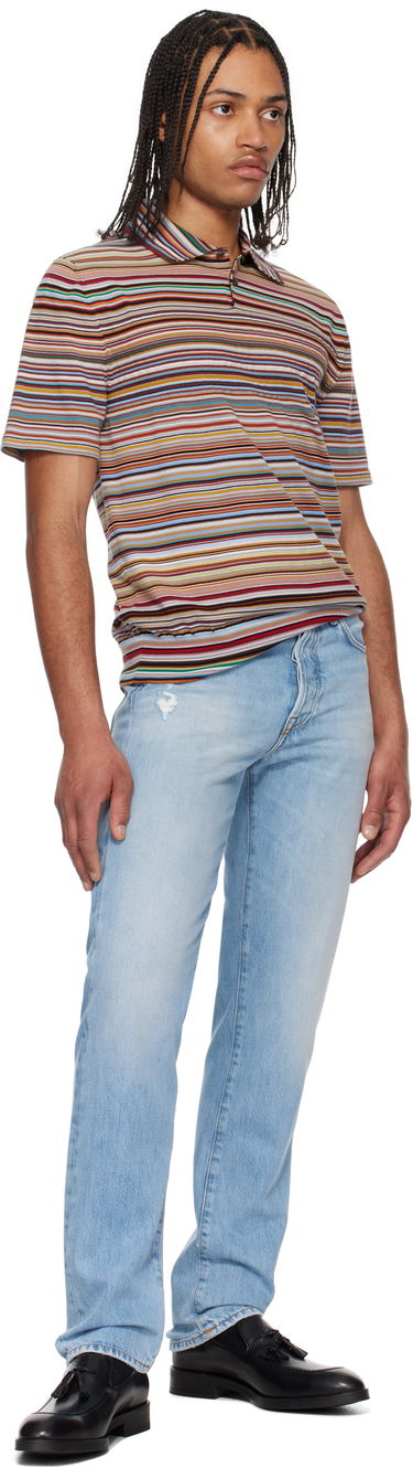 Polo skjorte Paul Smith Paul Smith Signature Stripe Knitted Polo Flerfarvet | M1R-270Y-P02682, 3