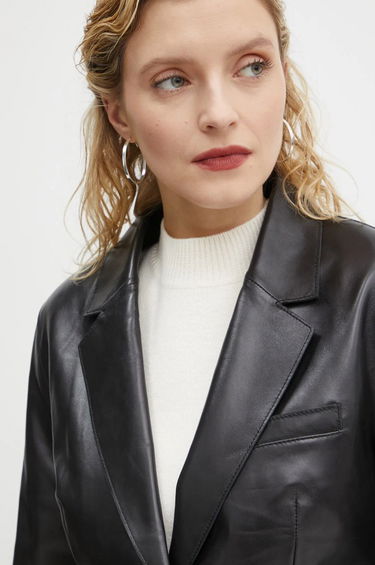 Jakke STAND STUDIO Stand Studio Mina Leather Blazer Sort | 66391.7850, 3