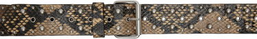 Bælter Dries Van Noten Dries Van Noten Studded & Eyelet Leather Belt Brun | 251-011400-359, 0