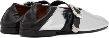 Kjole Wales Bonner Wales Bonner Glide Ballerina Flats Metalisk | WBW43010B, 4