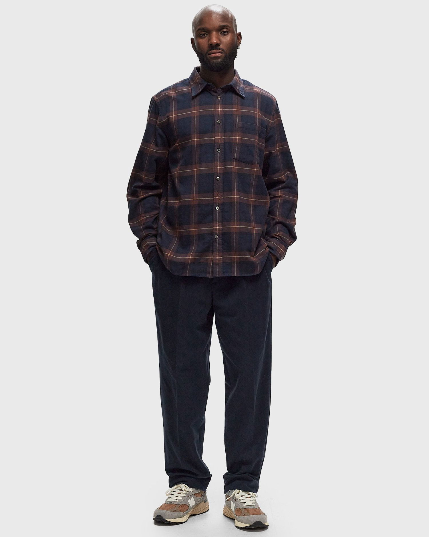 Bukser NORSE PROJECTS Benn Relaxed Trousers Mørkeblå | N25-0395-7004, 1